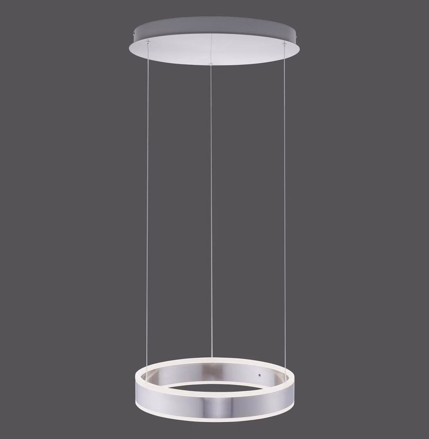 Lampada a sospensione ARINA Paul Neuhaus, acciaio, 2xLED-Board 20W 2700-5000K, lampada da interno, IP20