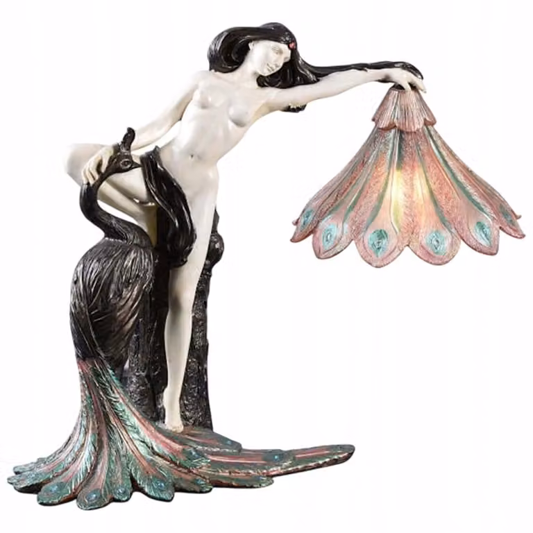 Lampada da comodino Lampada da tavolo Lampada decorativa "Donna" Soggiorno