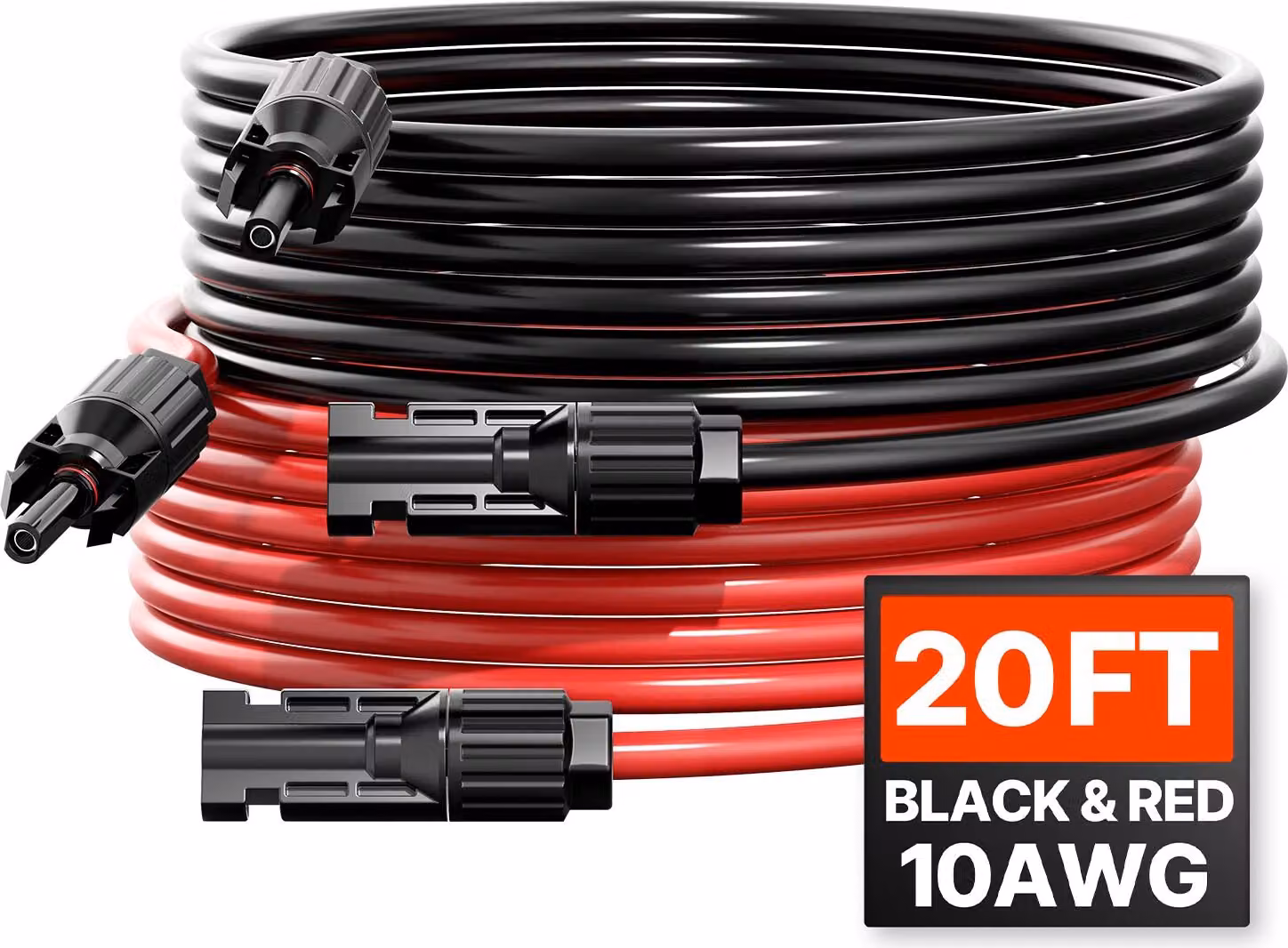 2x cavo di prolunga solare connessioni presa/spina 10AWG 6,1m
