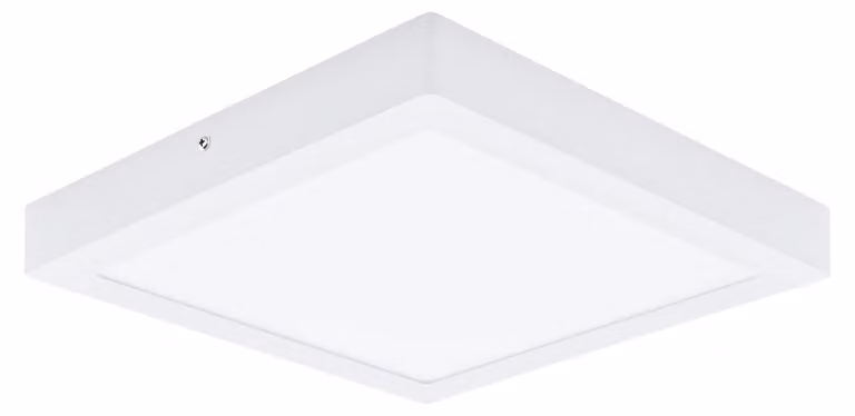 Plafoniera Fueva-CCT 300 x 300 mm bianca