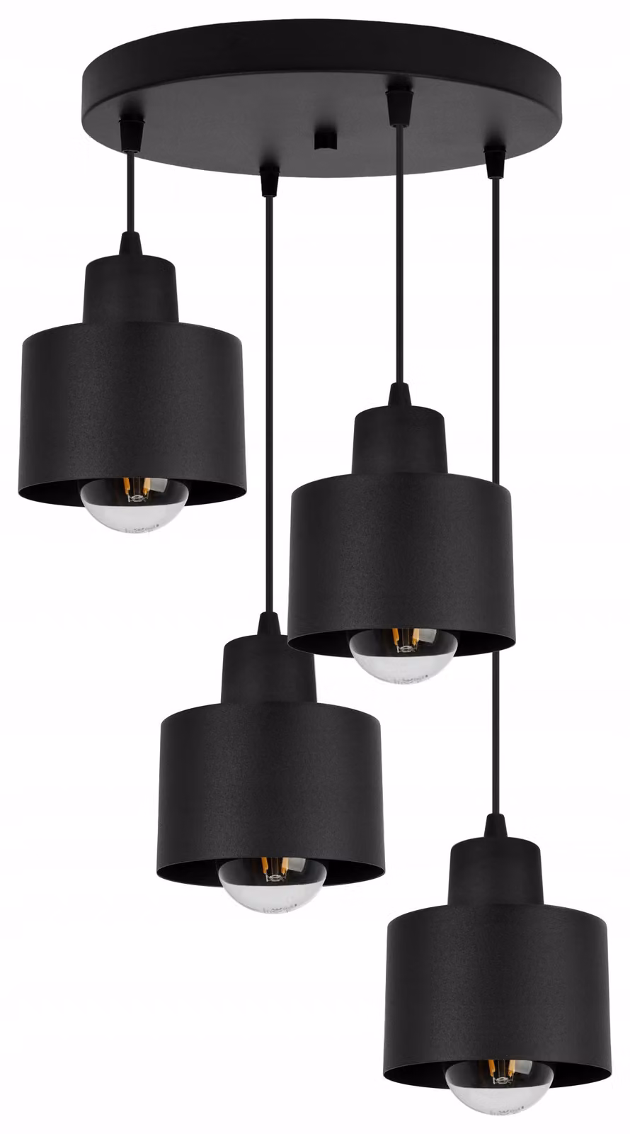 Moderna Lampada A Sospensione Lampada A Led Nera