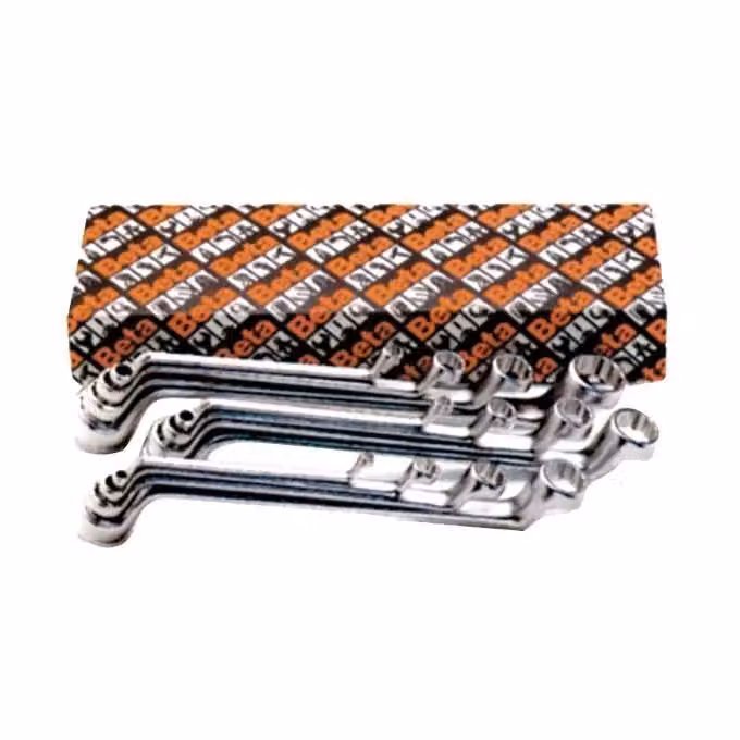Set di 12 chiavi poligonali doppie curve Beta 90-S12 in acciaio inossidabile colore argento – 2