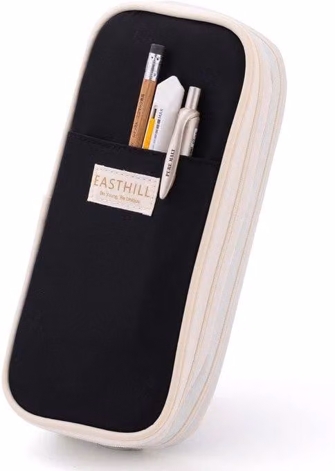 Astuccio grande per la scuola - Nero