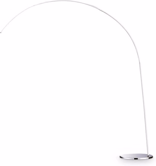 Piantana Moderna Dorsale Metallo Cromo 1 Luce E27
