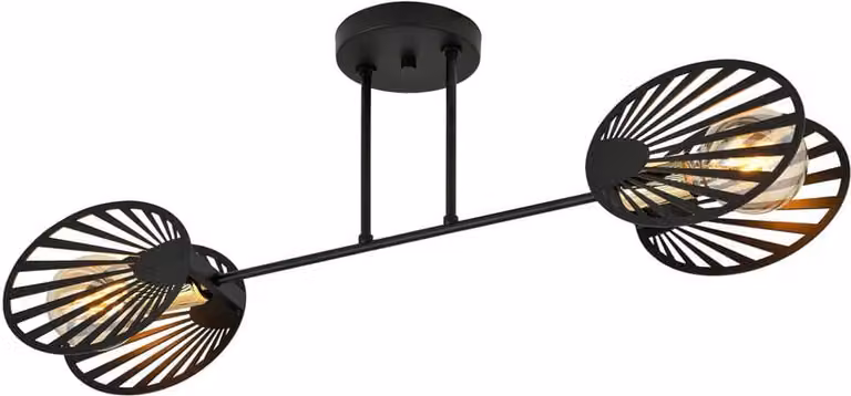 Lampada da soffitto LED moderna nera Emibig TALIA 1181/2