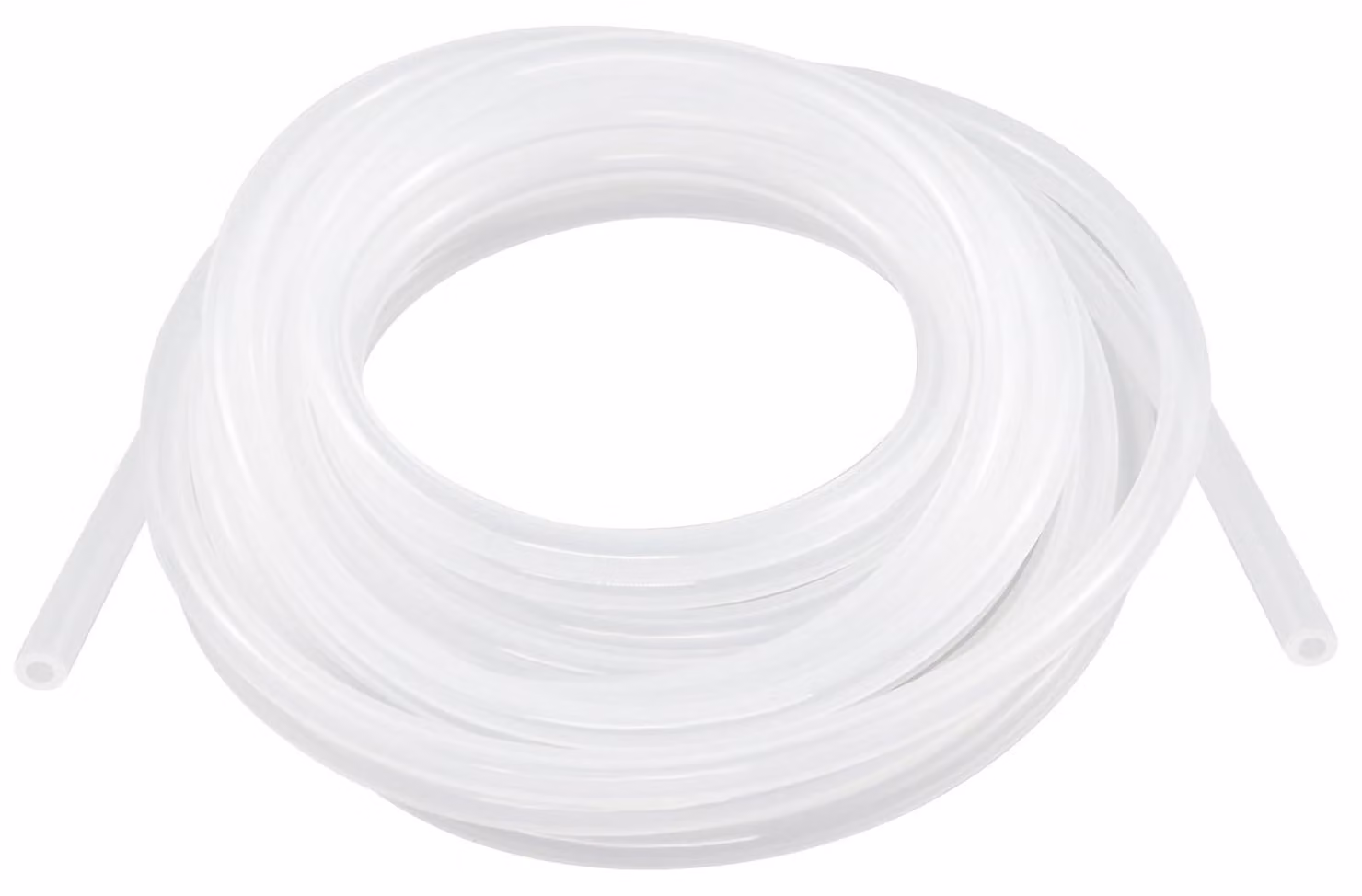 Tubo in silicone, diametro interno 5 mm, diametro esterno 9 mm, lunghezza 5 metri, trasparente