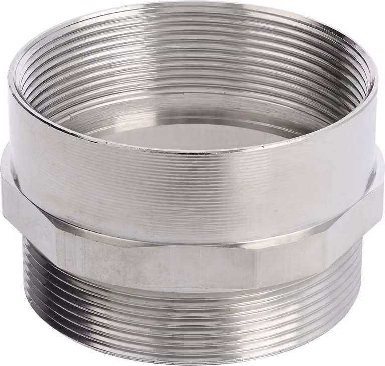 Raccordo intermedio LAPP PG/PG PG42x1,588 MSZ-42L lungo esagonale ottone (CuZn) nichelato filettatura di collegamento 15,0 mm - 1