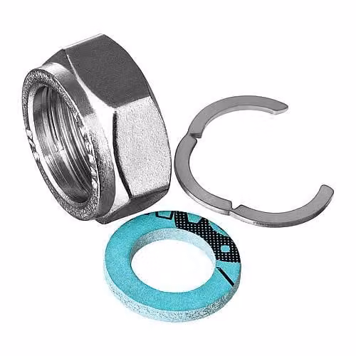 Set di raccordi per tubo solare ondulato in acciaio inox 2 x 2 x 2, dimensioni: 3/4" per DN16