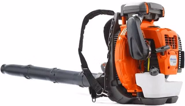 Soffiatore professionale a zaino Husqvarna 580BTS con motore a scoppio da 75.6cc arancione – 1