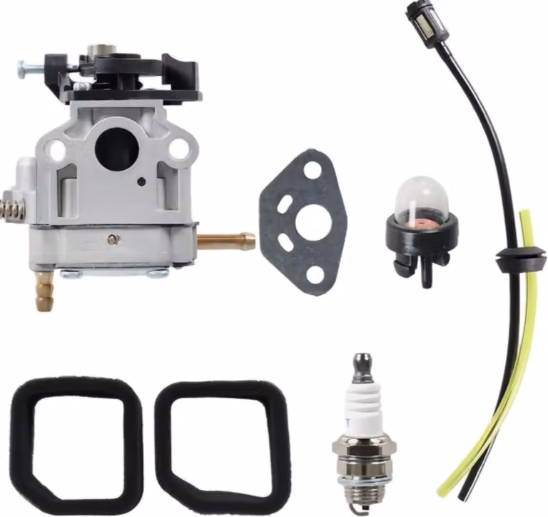 INF Kit carburatore lega alluminio per rasaerba 52cc 49cc 43cc completo
