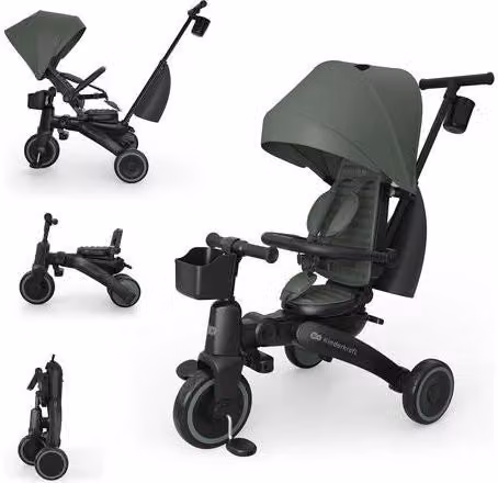 Triciclo evolutivo pieghevole Kinderkraft Jazz 3 grigio