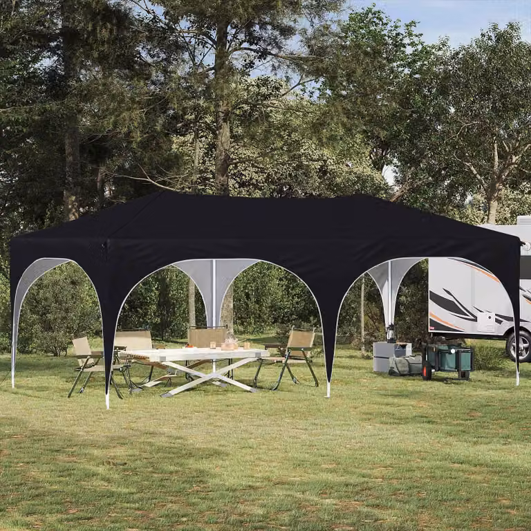 Maison Exclusive - Tenda pop-up per feste, dimensioni 575 x 288 x 245 cm, tessuto Oxford antracite