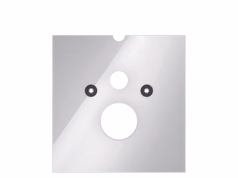 TECElux Platine de douche en verre pour WC TECElux, 9650102, 9650102