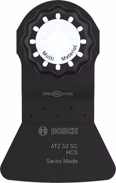 Lama per sega a immersione Bosch ATZ 52 SC Multi Material, Starlock, 52 x 26 mm, 10 pezzi.