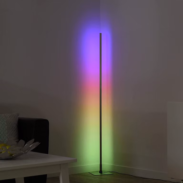 Lampada da terra a LED con cambiacolori Henry