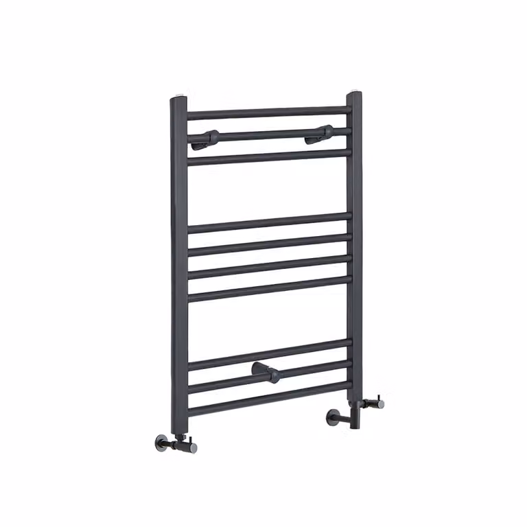 Scaldasalviette Misto Piatto - Termoarredo Bagno Antracite - 800 x 600mm - 340W - Artle