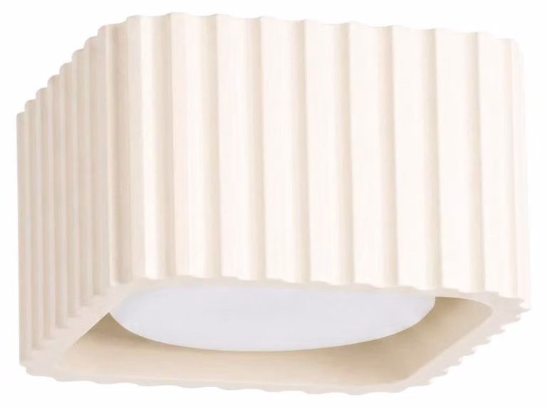 Plafoniera RIFF 1 beige Gx53 1xGx53 10W alluminio 6x10x10cm Sollux Lighting