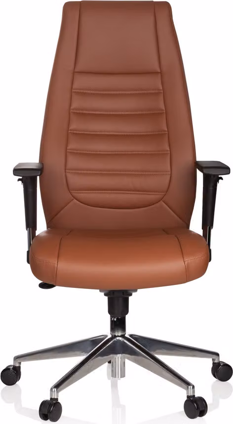 hjh OFFICE Sedia professionale direzionale VITORO Sedia da ufficio ergonomica con braccioli (regolabile in altezza) Sedia girevole in per ufficio, casa