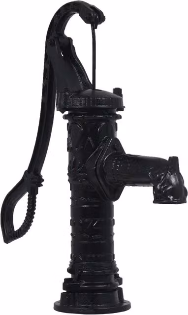 Pompa d'Acqua da Giardino con Supporto in Ghisa CFW1387445