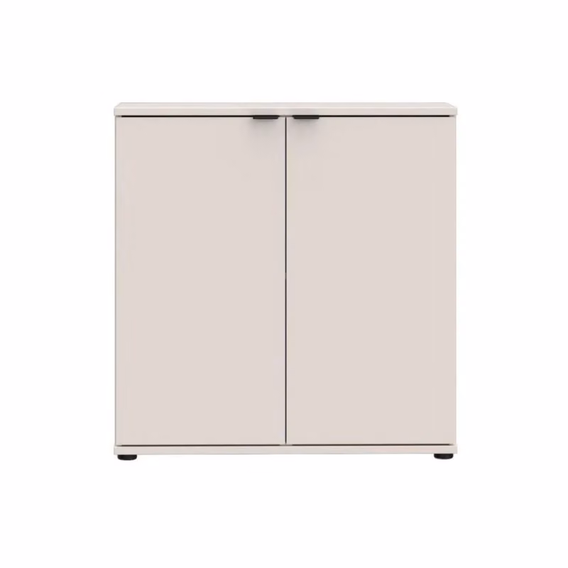 Mobile multiuso Segno EFFEZETA con due ante, colore cashmere, L 80 cm – 2