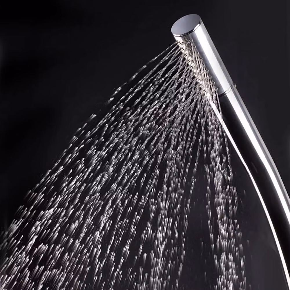 Doccia da Giardino Ama Luxury Hera con Rubinetto a Vitone e Soffione a Incasso in Acciaio Inox Argento – 2