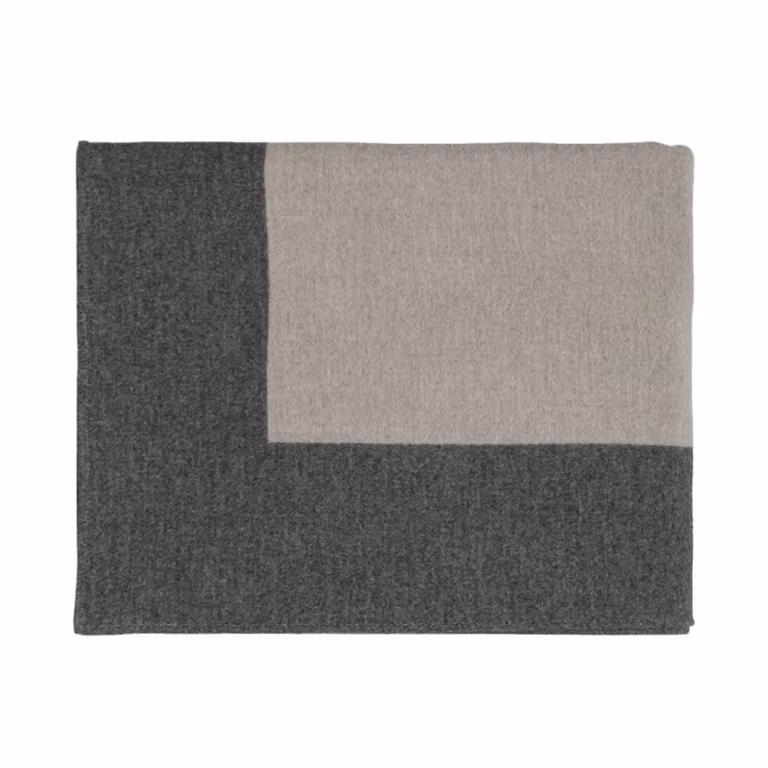 ENGADINA Plaid - Taglia: 140x200,Colore: ENGADINA - NATURALE/GRIGIO