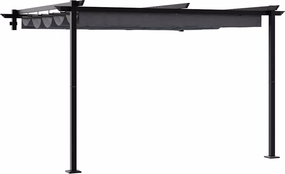 Gazebo 300 x 300 x 200 cm Antracite Poliestere