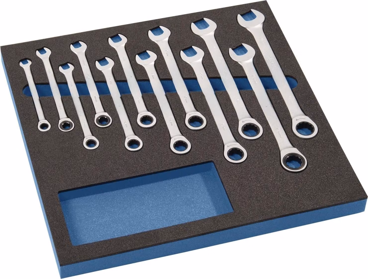 Set di utensili da 12 pezzi, modulo 2/3, aperture delle chiavi da 8 a 19 mm
