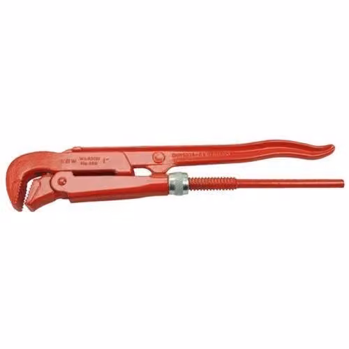 Giratubi svedese Waggon con ganasce a 90° 2" Rosso 540 mm – 2