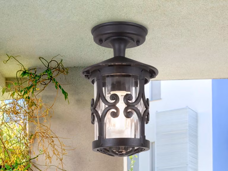 Lampada da esterno Hereford 1xE27 nera Elstead BL13A-BLACK