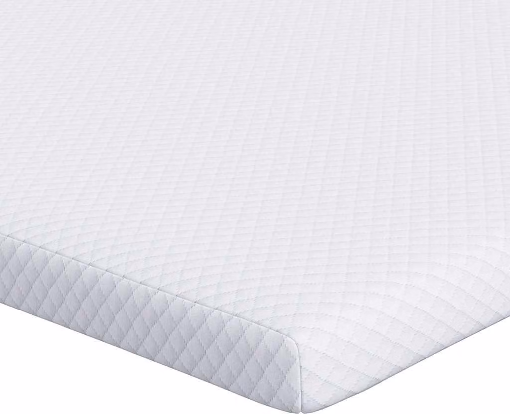 Topper in schiuma memory for Adulto Morbido 180 x 200 cm Bianco