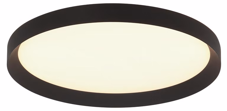 Plafoniera - nero - Flady - plastica metallo - Ø 50cm - LED - 3686ZW - Steinhauer
