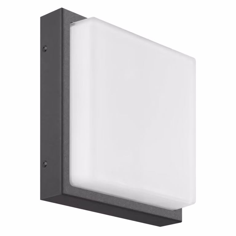 LCD Applique da esterni a LED Ernest, Nero, Alluminio, Moderno, Applique LED da esterni