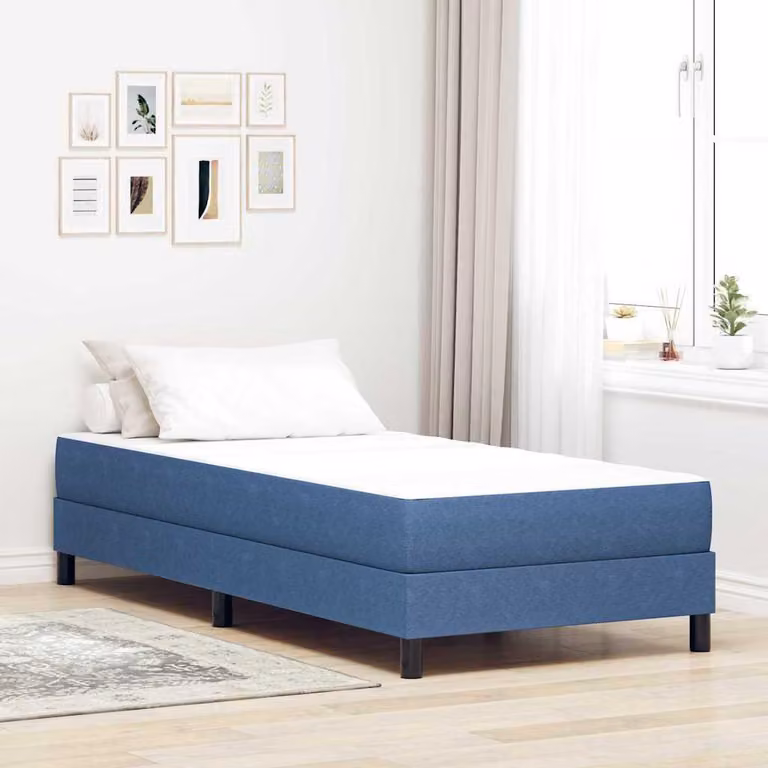Maison Exclusive - Materasso con materasso blu 80 x 200 cm Tessuto