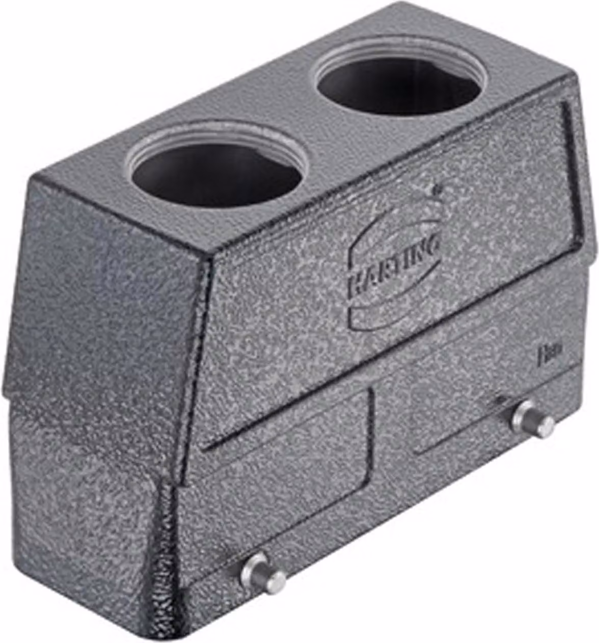 HARTING Han 24B M Contenitore con manicotto alto, 2xM32 uscita cavo diritta, per 2 staffe (nella parte inferiore) - 1 pezzo