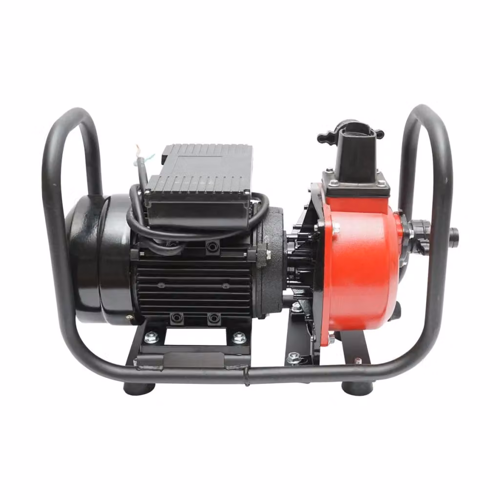 Pompa acqua autoadescante ed elettropompa periferica Breckner Germany, 1,1 kW, 6 m³/h, Altezza massima 15 m, 220 V, Ingresso/Uscita 1" (25 mm), colore argento e rosso – 2