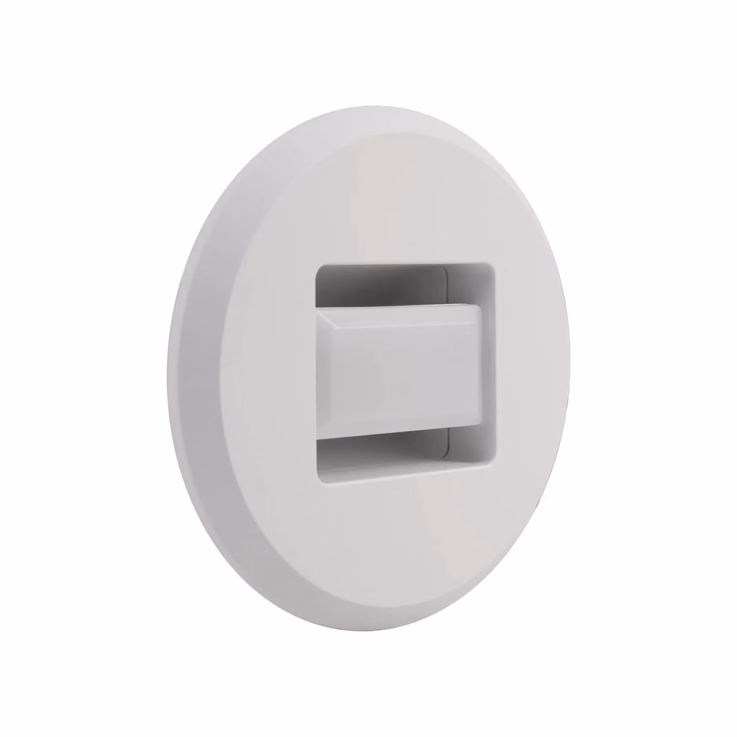 MEGAMAN Luci LED da incasso Tina, bianca, Ø 9 cm, orientabile Tina, Bianco / Opale, Soggiorno / Sala da pranzo, Plastica, Moderno, Applique