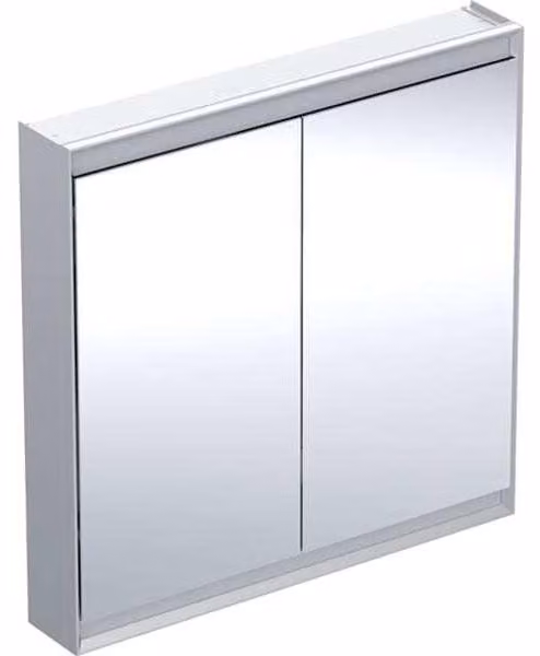 Geberit ONE armoire de toilette avec ComfortLight, 2 portes, montage en saillie, 90x90x15cm, 505.813.00.1, 505.813.00.1