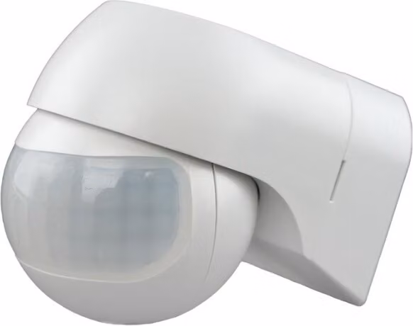 Rivelatore di movimento e crepuscolare PIR a superficie fino a 400W bianco mobile IP44 Ecolight EC20324