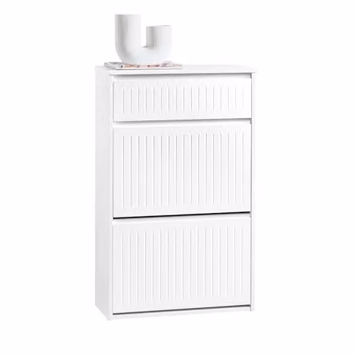 SoBuy Scarpiera salvaspazio slim con 2 ribalte 61x25x100cm per ingresso