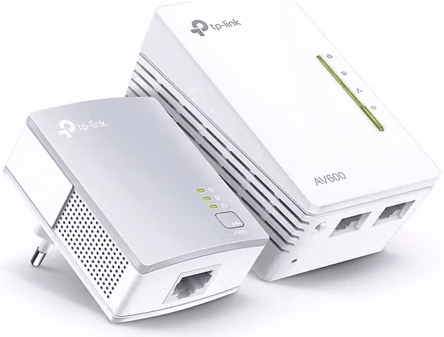 Kit Adattatori Powerline TP-Link TL-WPA4221 con Wi-Fi e porte Ethernet/LAN, Colore Bianco