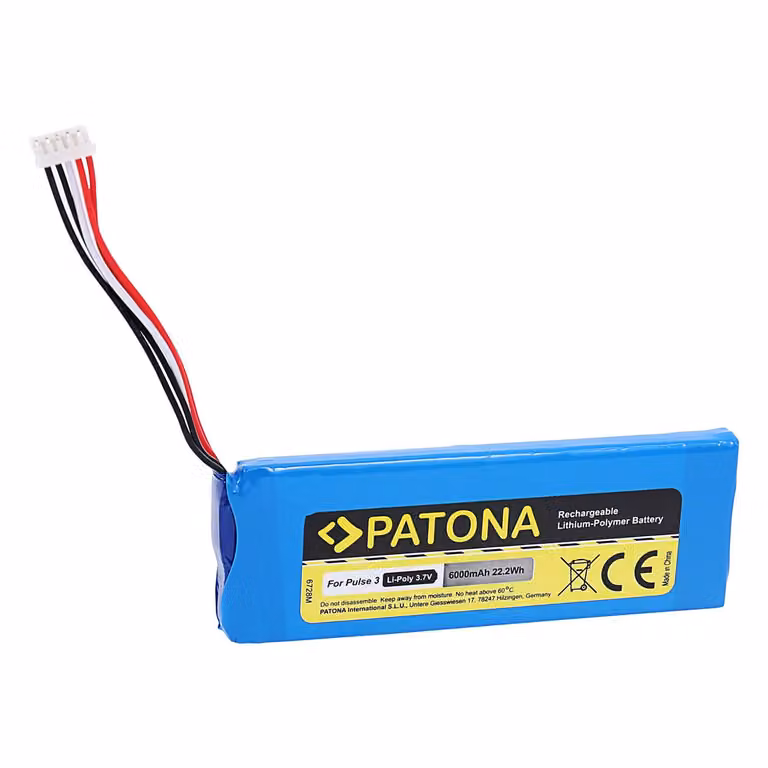 Batteria di ricambio PATONA per JBL Pulse 3, modello JBL 2017DJ1714, JBL APJBLPUESE3, JBL P5542100-P