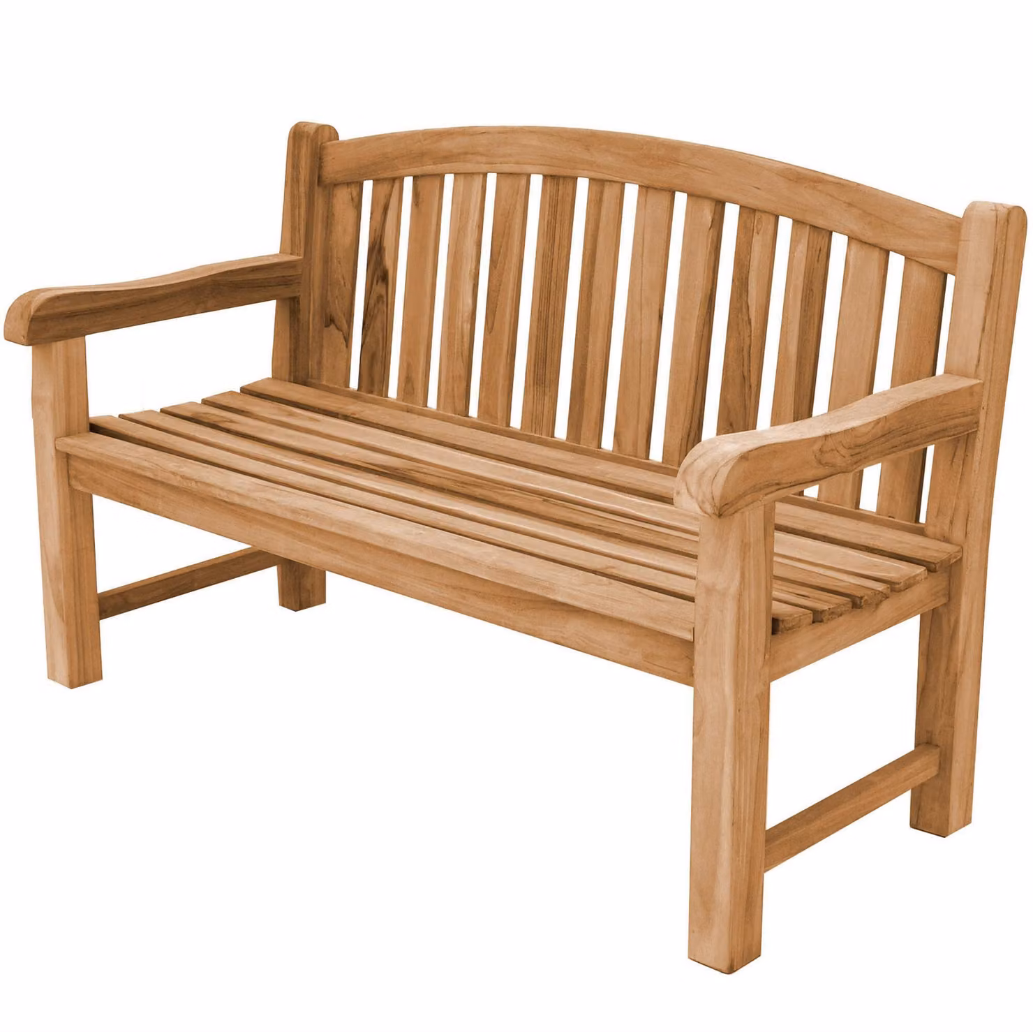 Gartenbank Teakholz Extra Stark Bari 150cm Massivholz Wetterfest