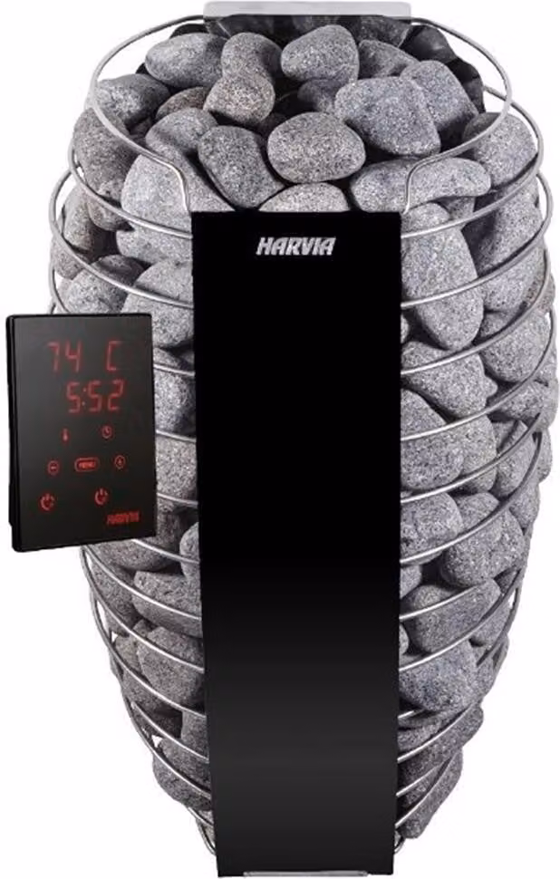 Stufa per sauna Harvia Spirit 6,0 kW | con comando esterno Xenio con Wi-Fi | HSP604MXW