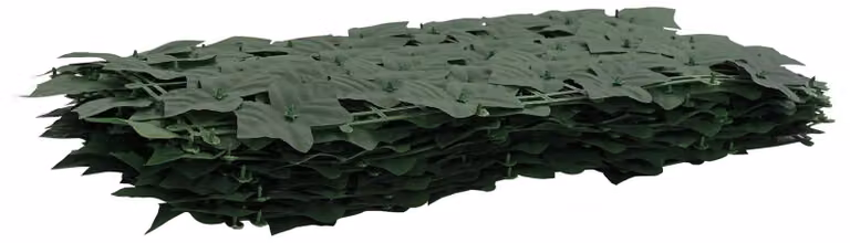 Schermo per balcone con foglie Verde Scuro 600 x 75 cm