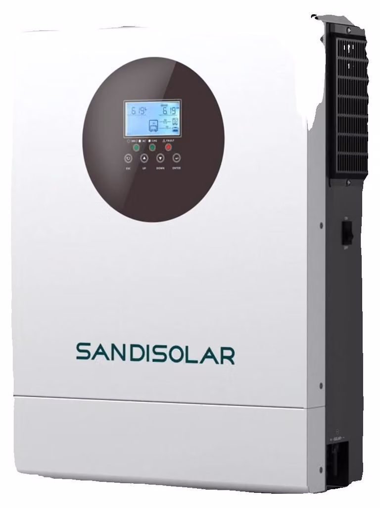 Inverter ibrido solare, onda sinusoidale pura, supporto per diverse tensioni, modello SD-6.2KW-48V-WIFI, 230V