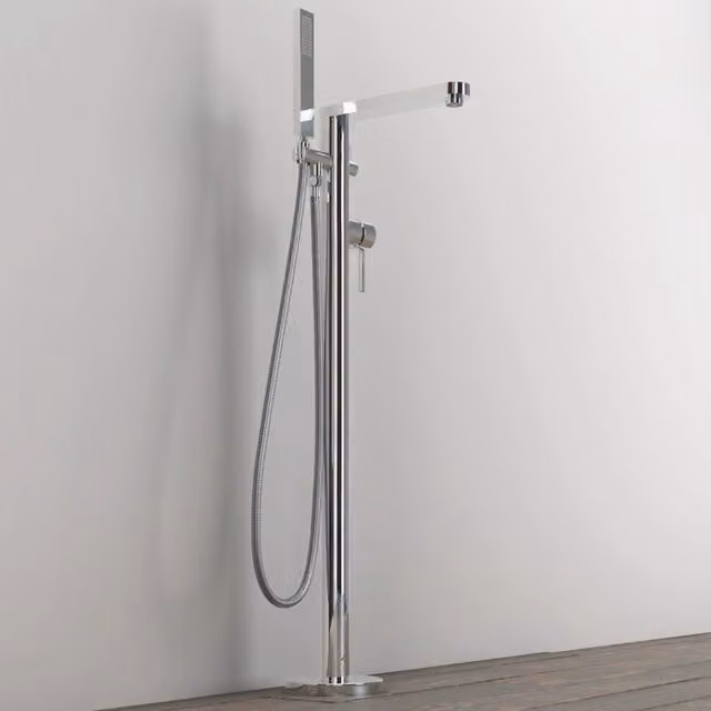 Gruppo vasca 003 rubinetto incasso pavimento vasche free standing ottone