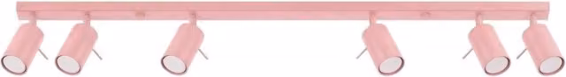 Plafoniera RING 6L rosa