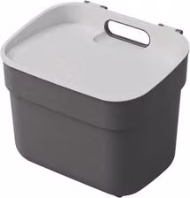 Pattumiera da cucina Curver Ready in plastica grigio scuro da 5 l