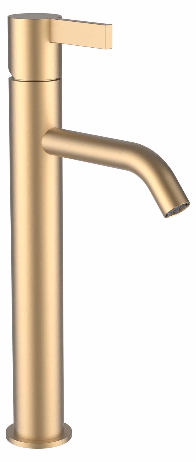LAUFEN Mitigeur de lavabo sur pied Kartell, bec fixe, sans robinet de vidange, saillie 125 mm, H3113380831201, H3113380831201